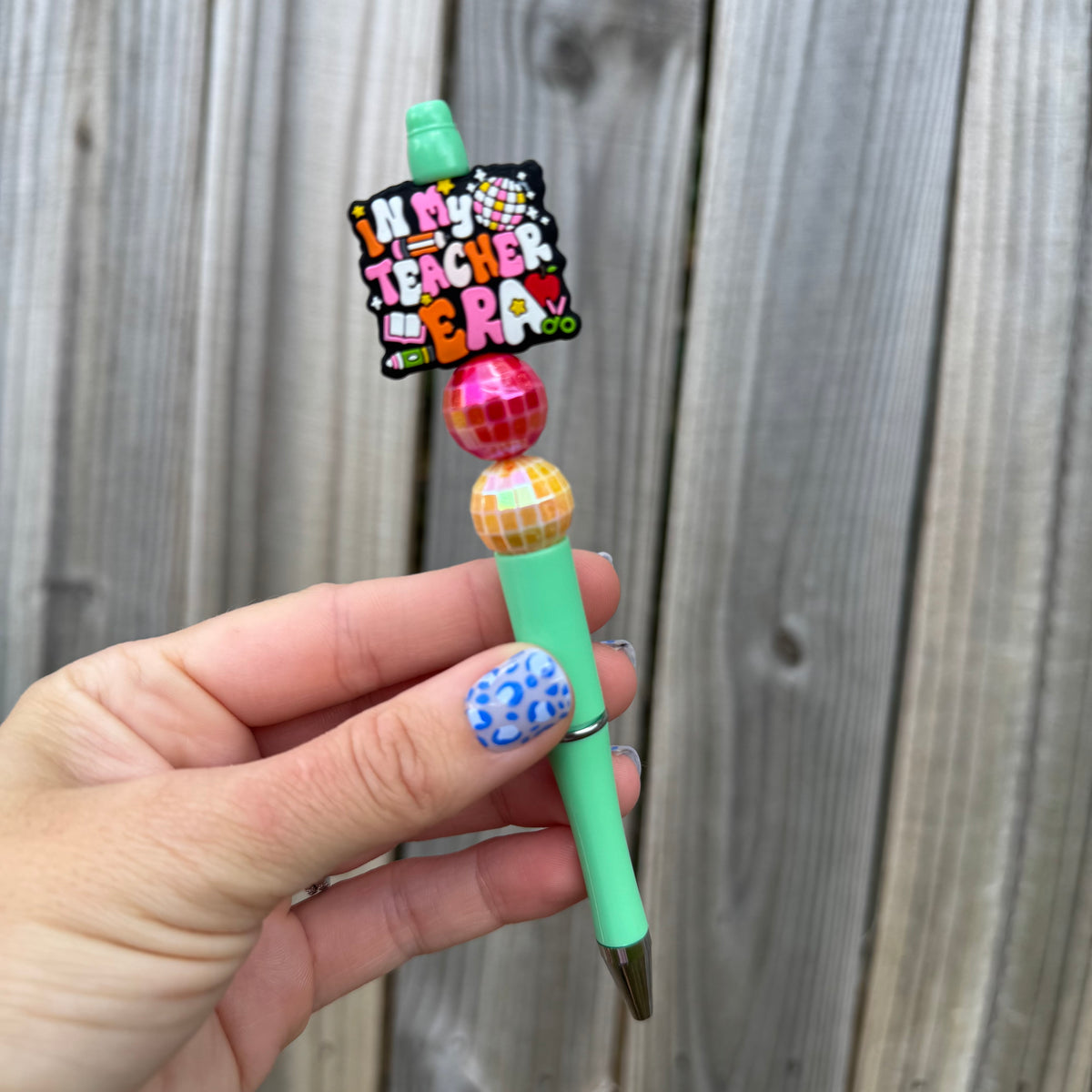 Teacher Era Beaded Pen