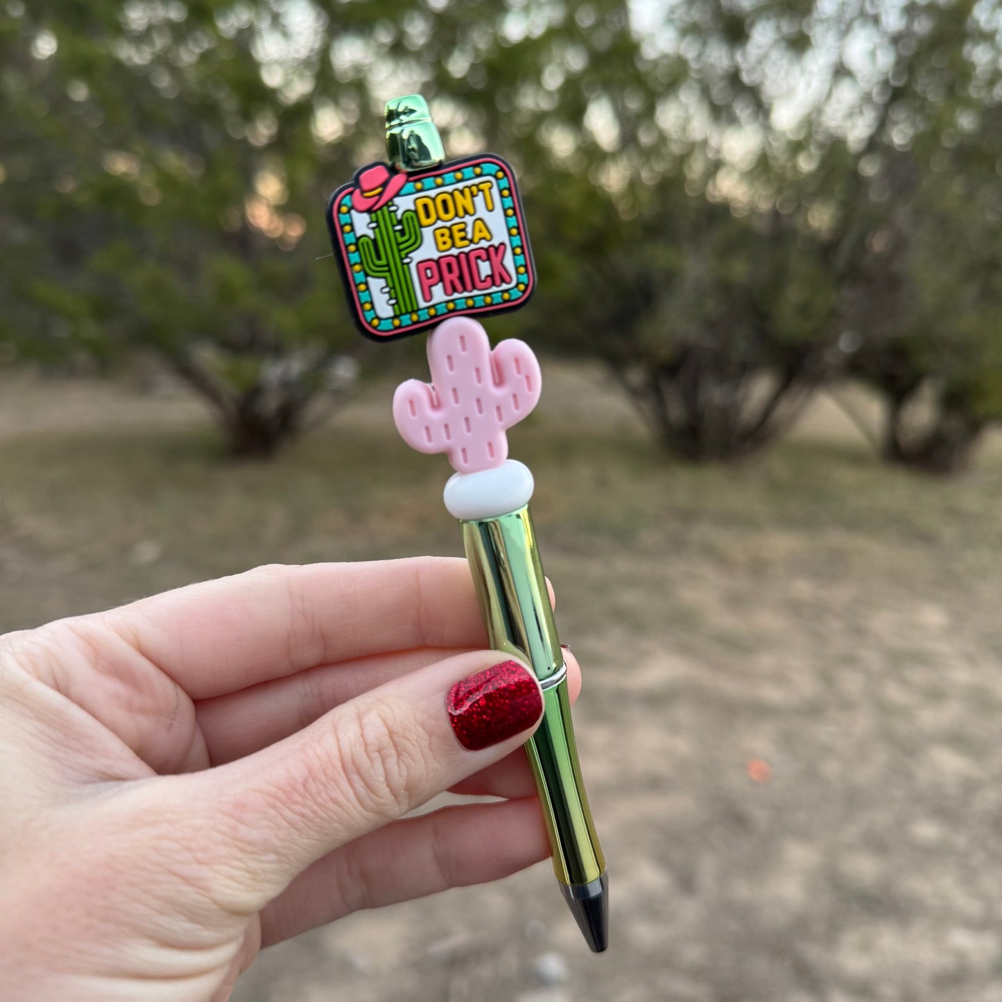 Don’t Be A Prick Beaded Pen