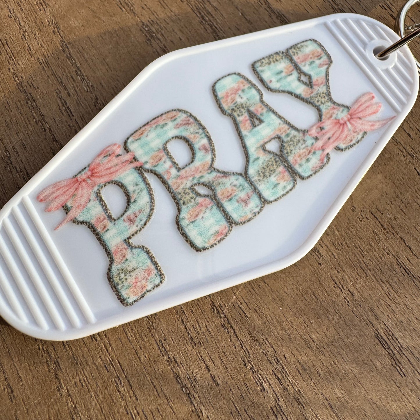 Pray - Double Sided Keychain