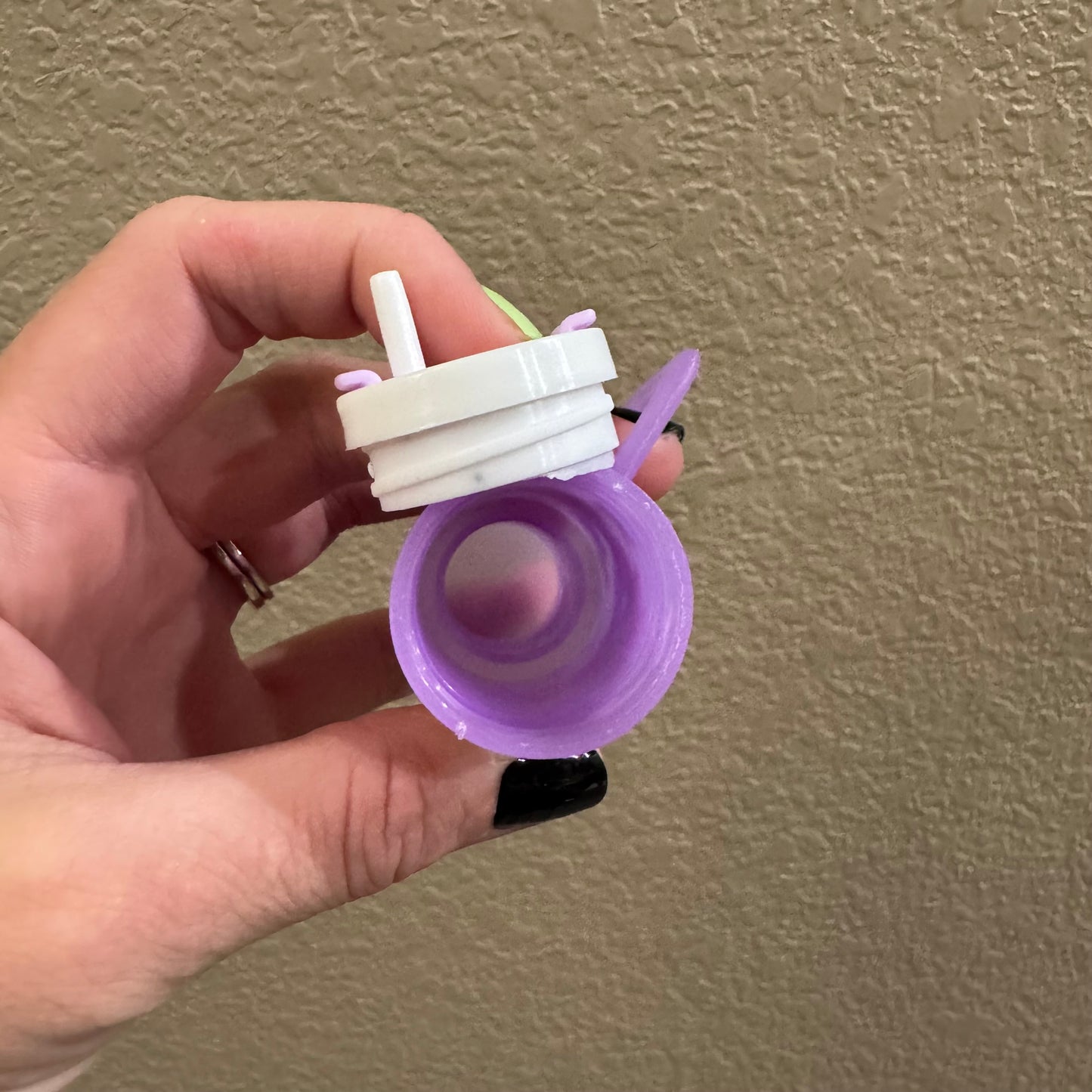 Girl Mouse Mini Cup Keychain