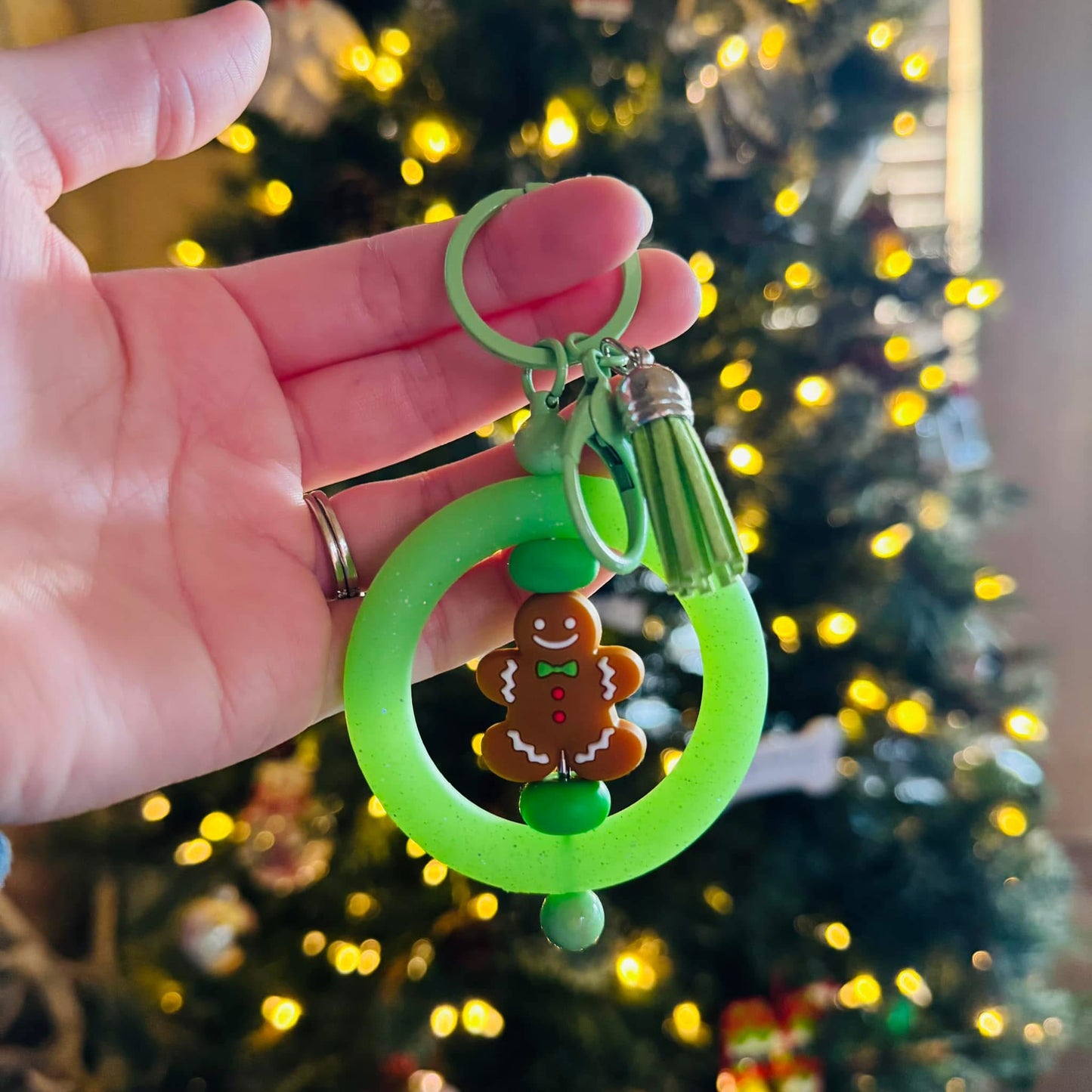 Gingerbread Man Keychain