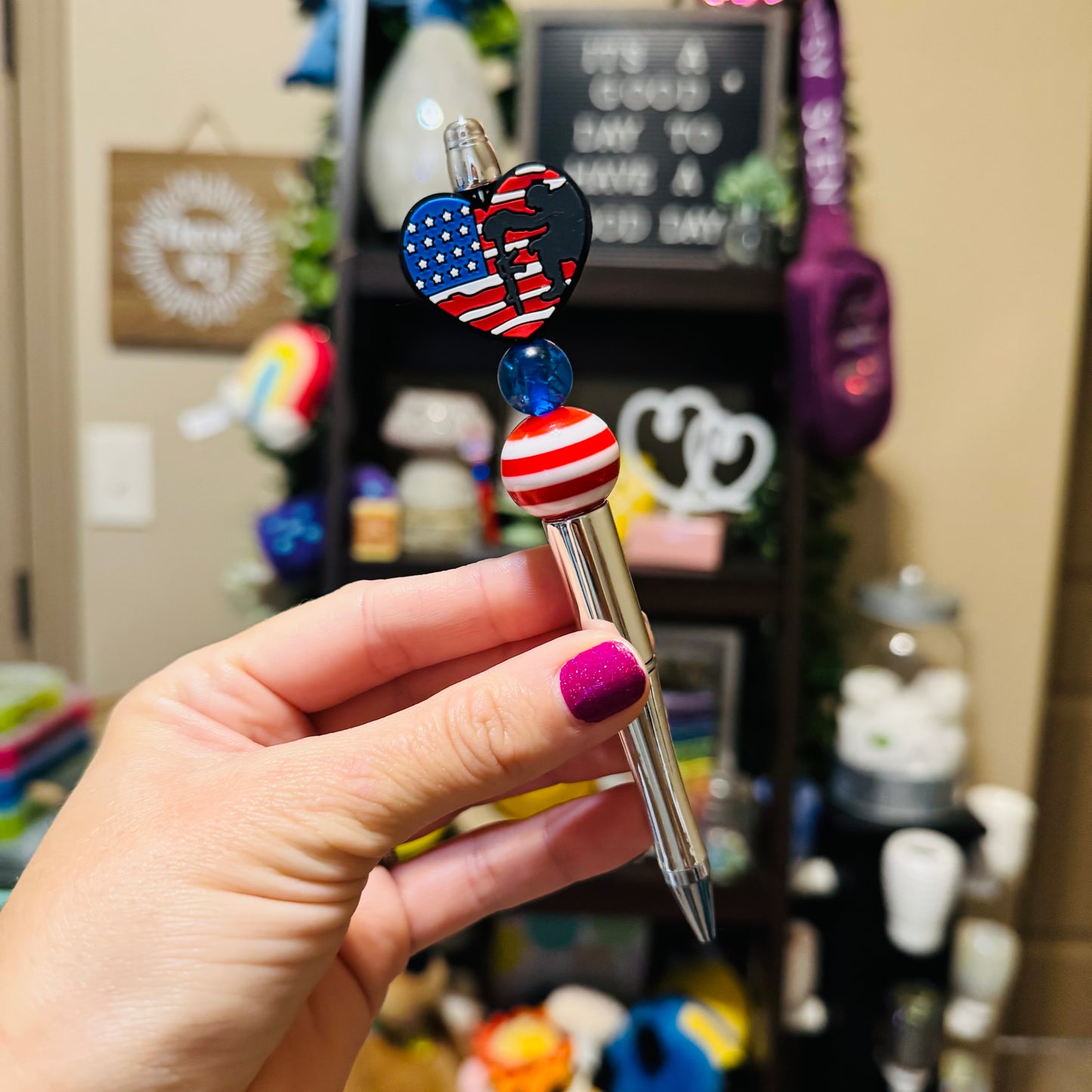 American Troop Heart Pen