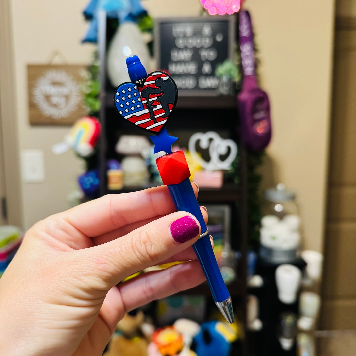 American Troop Heart Pen