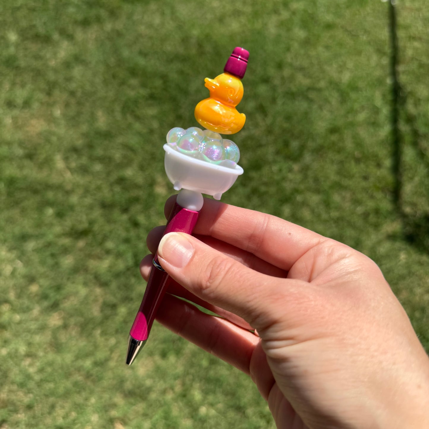 Duckie in Tub Pen