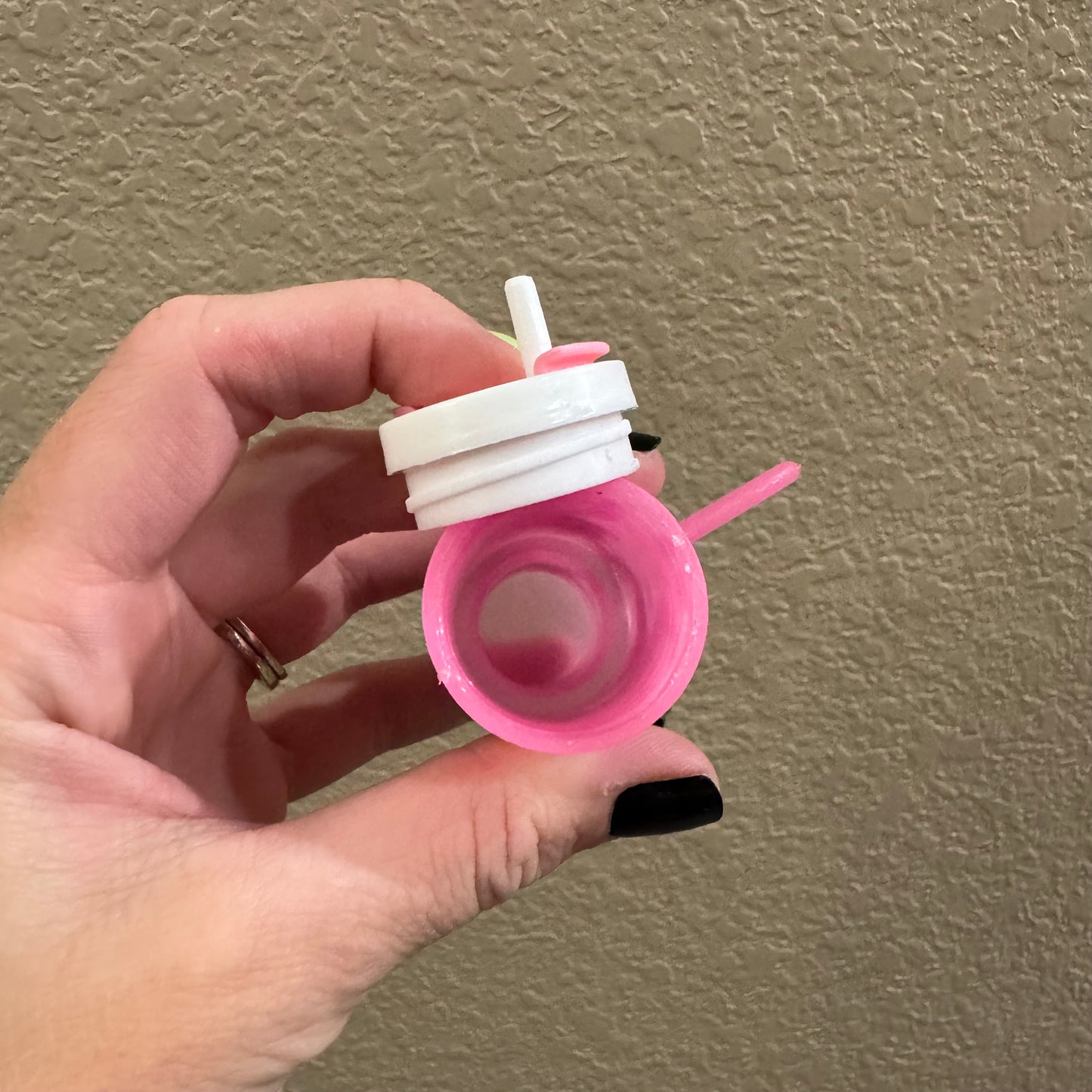 Blue Guy Mini Cup Keychain