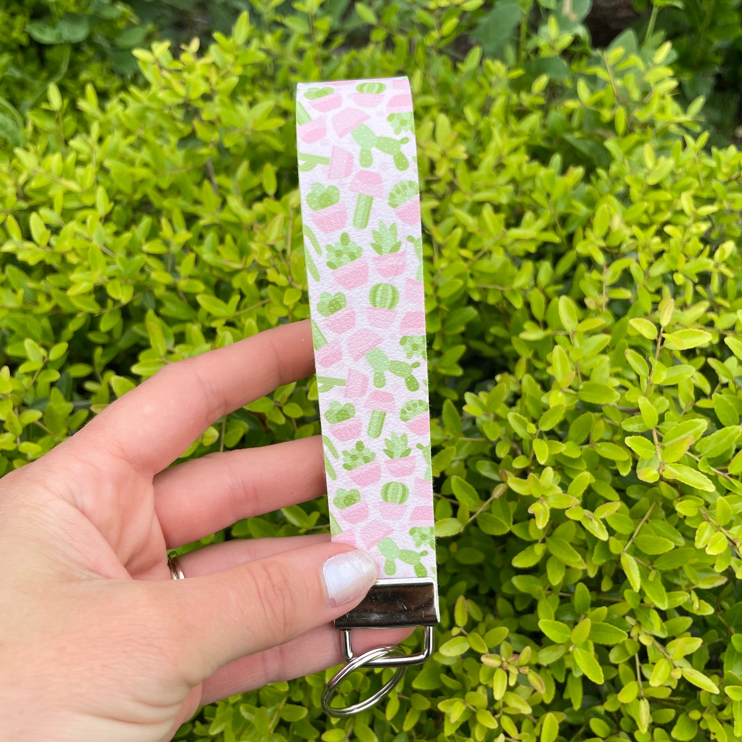Pastel Cactus - Wristlet