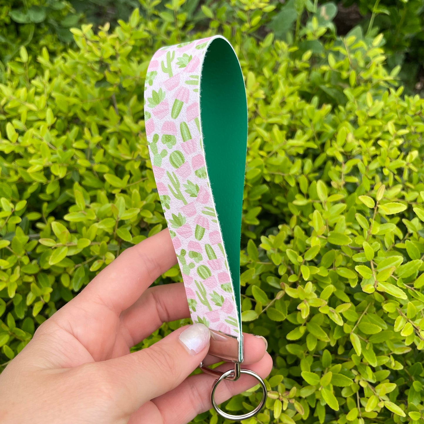 Pastel Cactus - Wristlet