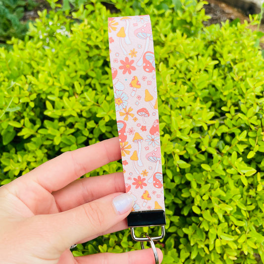 Groovy Mushrooms - Wristlet