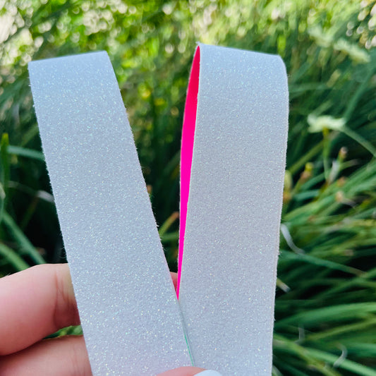 Sparkly White Wristlet