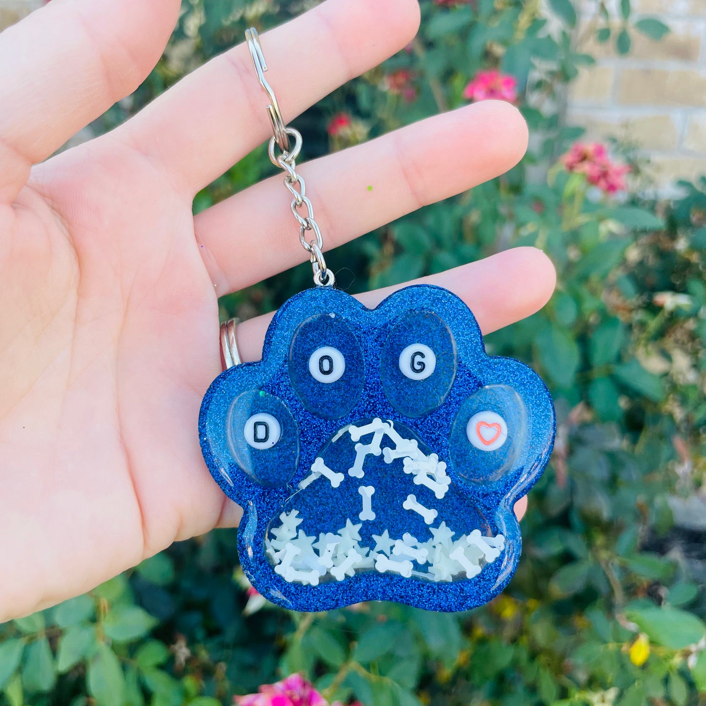 Dog - Dry Shaker Keychain
