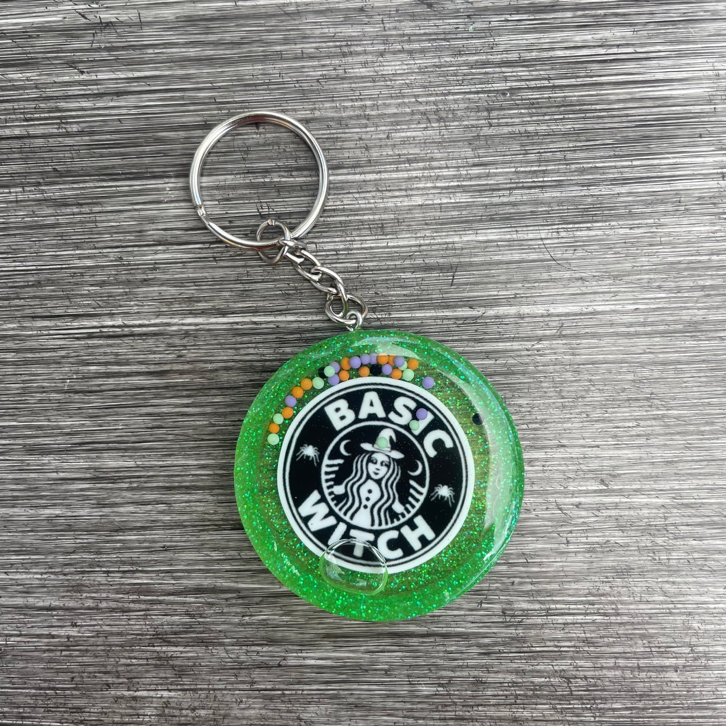 Basic Witch Keychain - Green