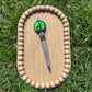 Green Hunting Beaded Pen