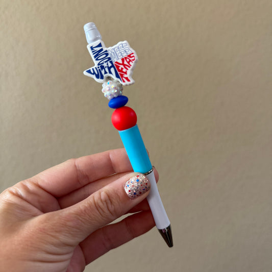 Texas Pen - Blue/White