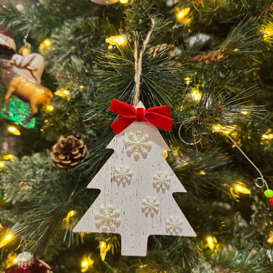 Wooden Christmas Tree Ornament