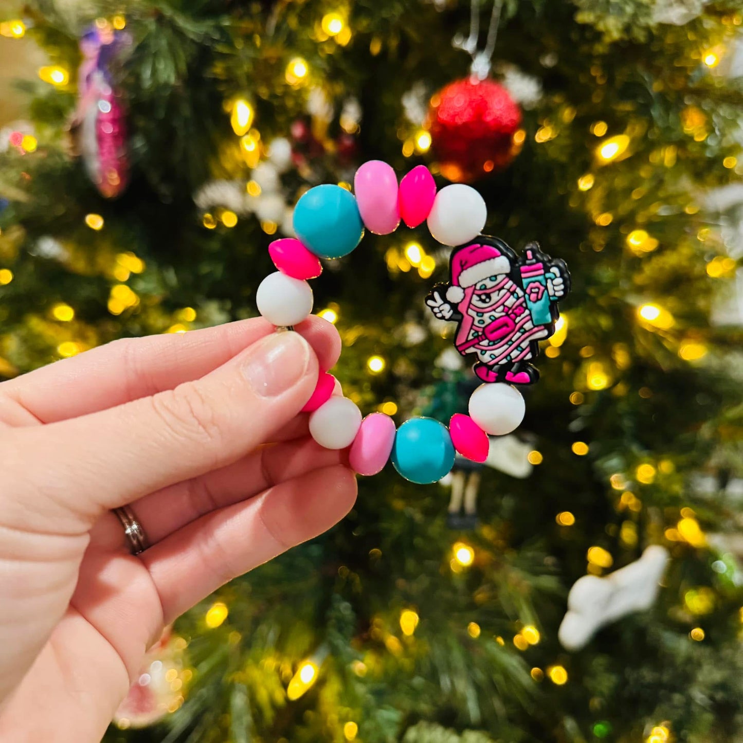 Girly Tree Cup Charm