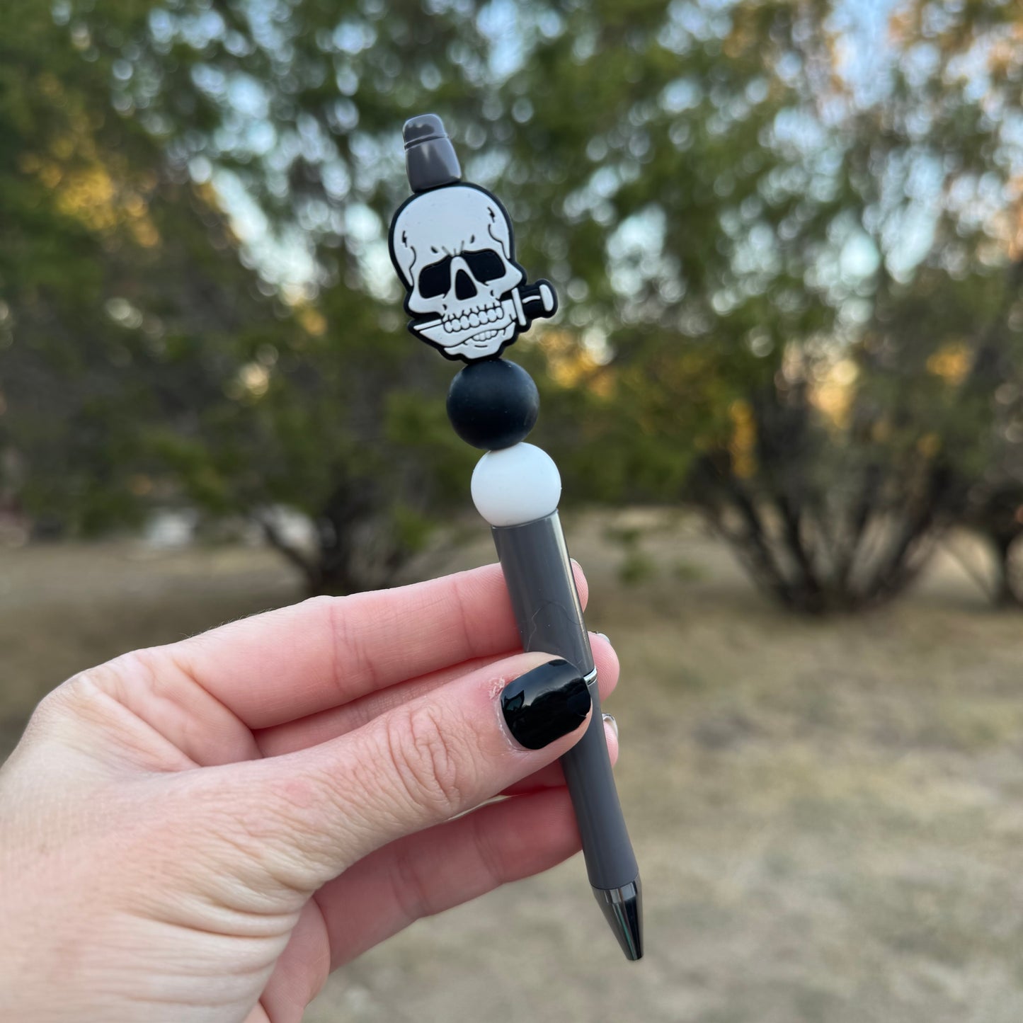 Skull Beaded Pen