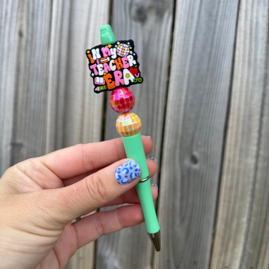 Teacher Era Beaded Pen