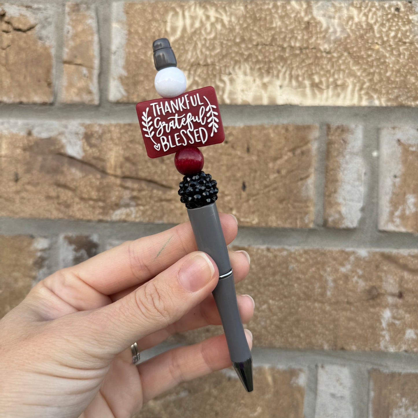 Thankful Beaded Pen