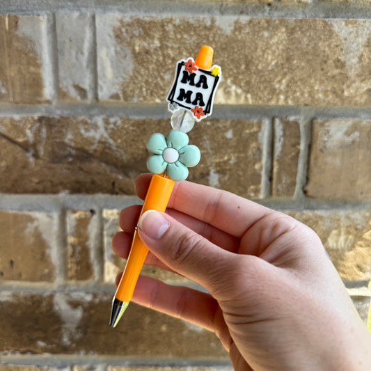 Floral Square Mama Pen