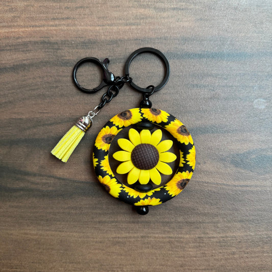 Sunflower Keychain