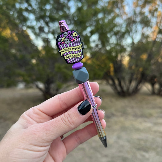 Horror Movies & Chill Beaded Pen