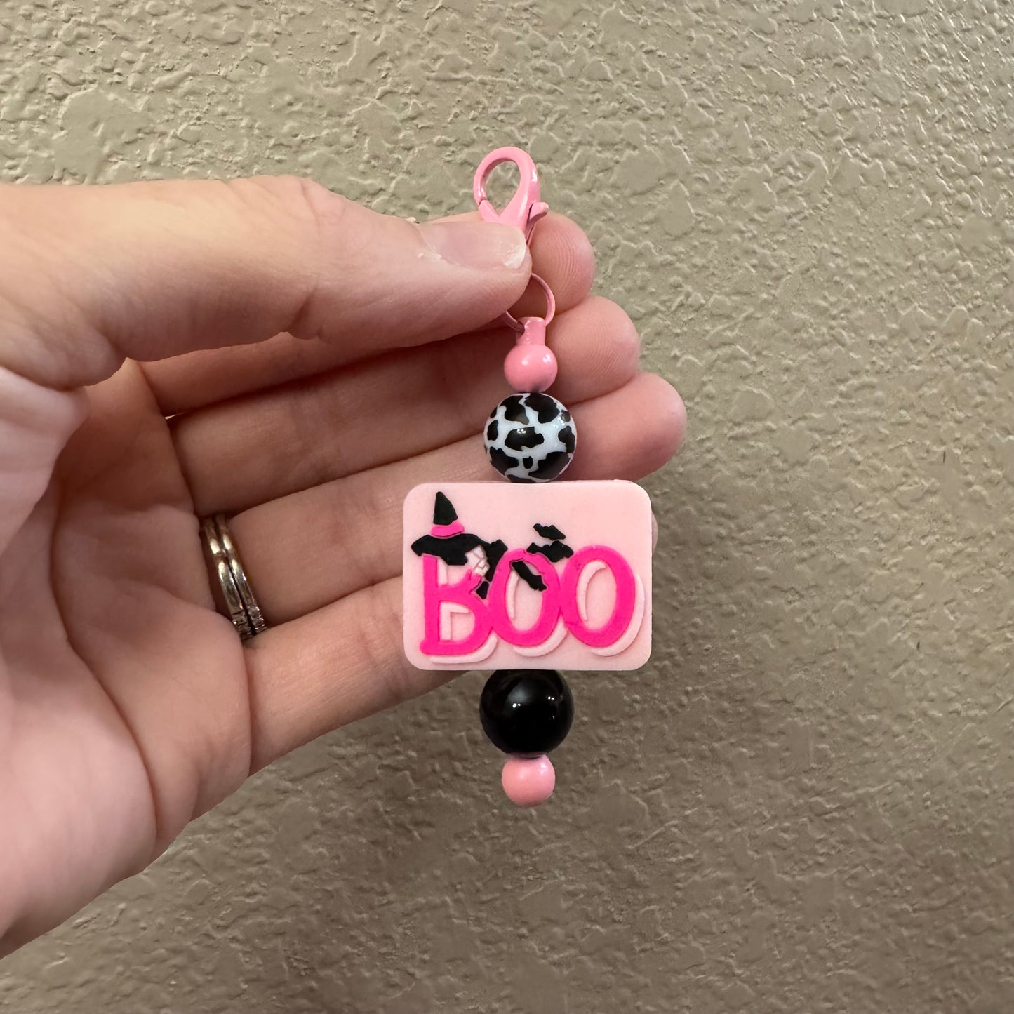 Boo Zipper Pull