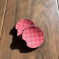 Pink Checkered - Car Coasters