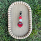 Gone Fishing Beaded Keychain