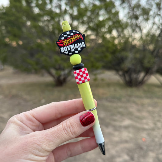 Hot Mess Boy Mama Beaded Pen