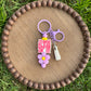 Better Place With You In It Beaded Keychain