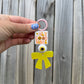 Only Good Vibes Beaded Keychain
