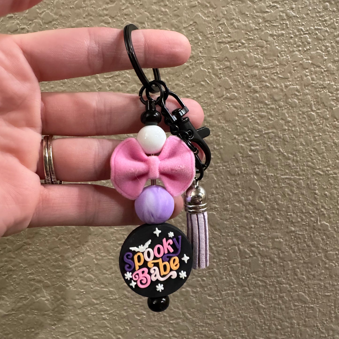 Spooky Babe Keychain