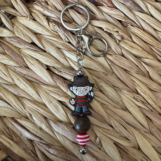 Burned Horror Character Keychain