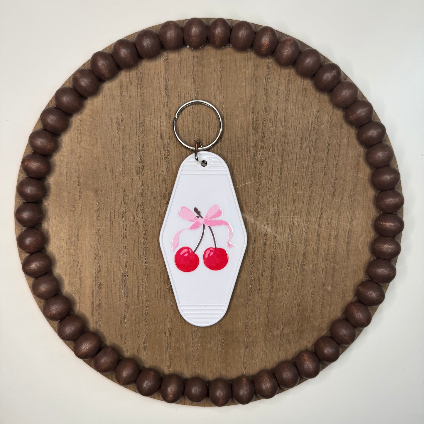 Cherry Girl - Double Sided Keychain