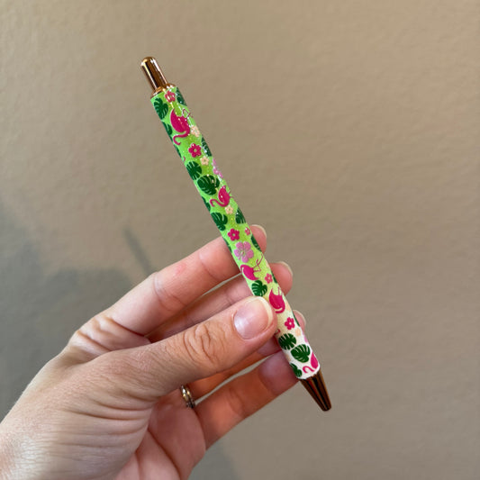 Tropical Flamingo Pen
