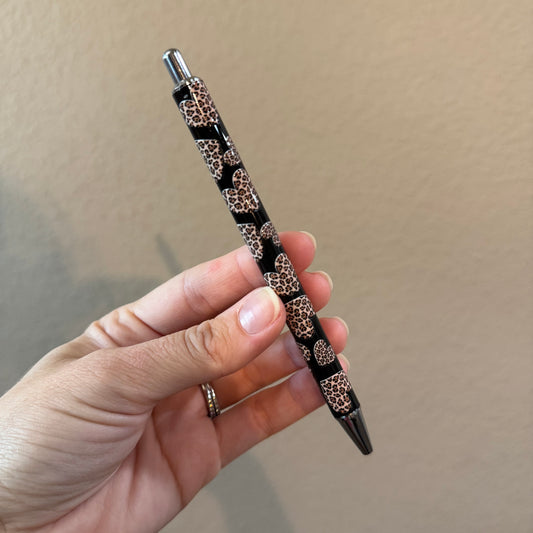 Cheetah Heart Pen