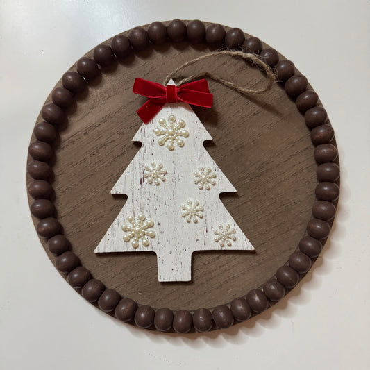 Wooden Christmas Tree Ornament