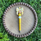 Sunflower Bow Beaded Pen