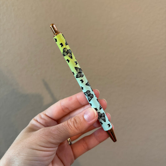 Ombre Butterfly Pen