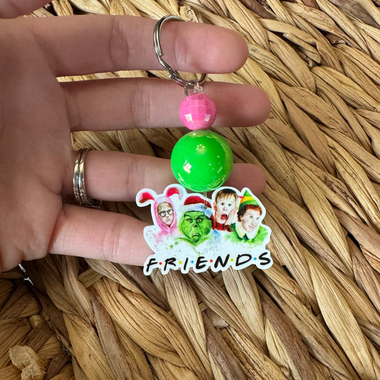 Christmas Friends Keychain
