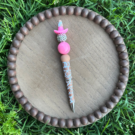 Rhinestone Cowgirl Beaded Pen