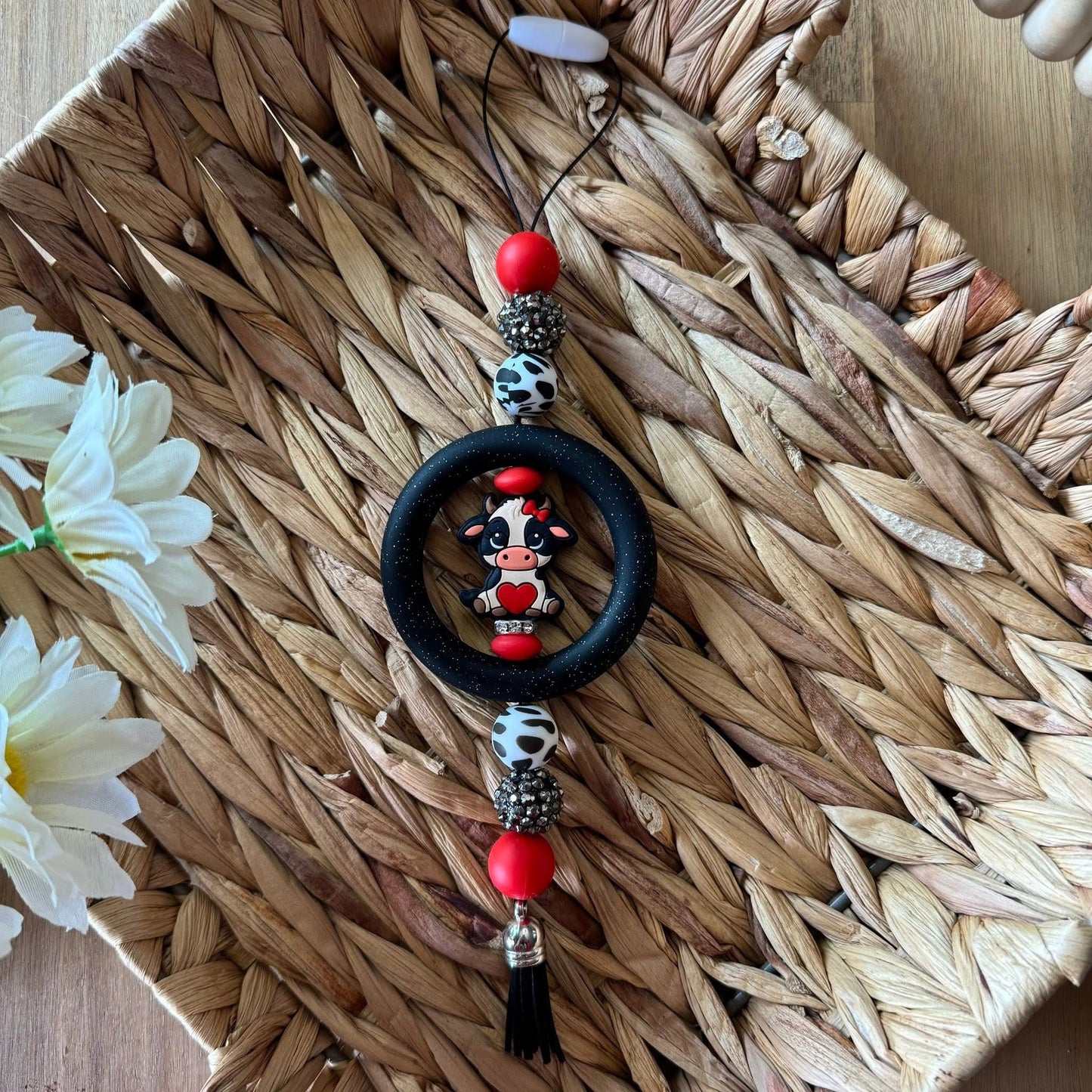 Love Cow Car Charm