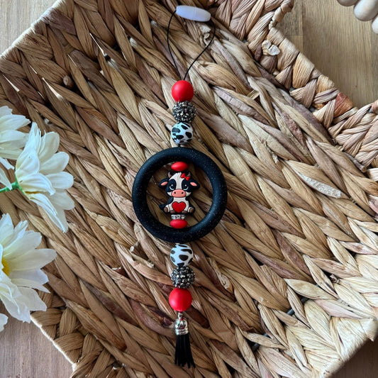 Love Cow Car Charm