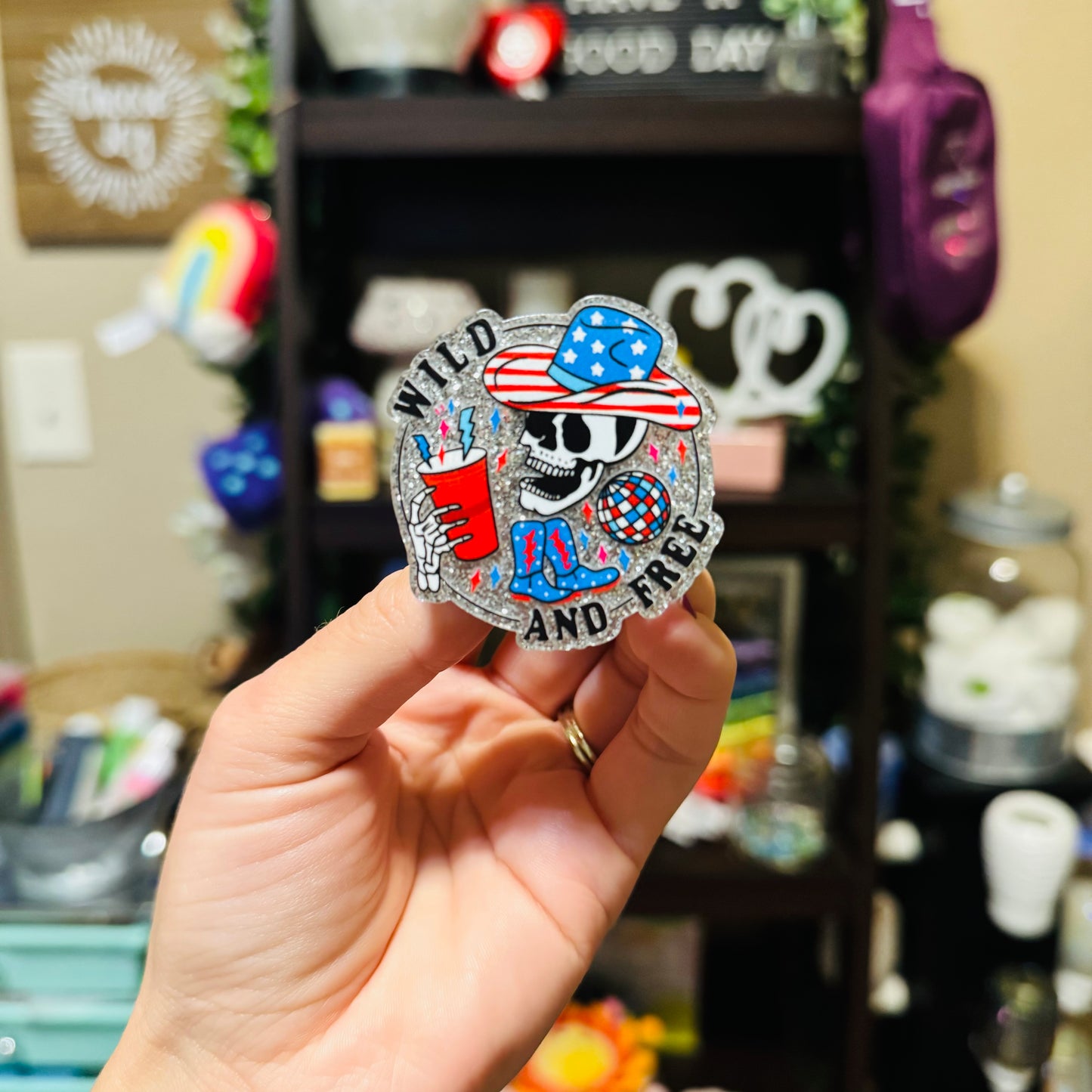 Wild & Free Clip Magnet