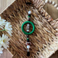 Rhinestone Football Car Charm