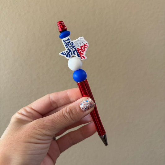 Texas Pen - Shiny Red