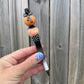Orange Pumpkin Beaded Pen