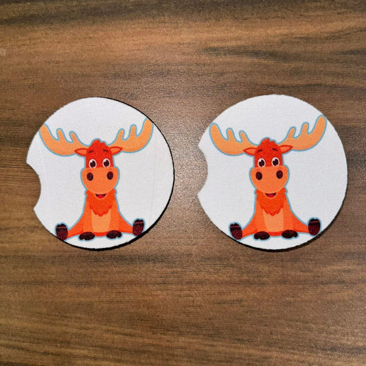 Moose Car Coasters