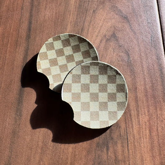Dark Green - Car Coasters