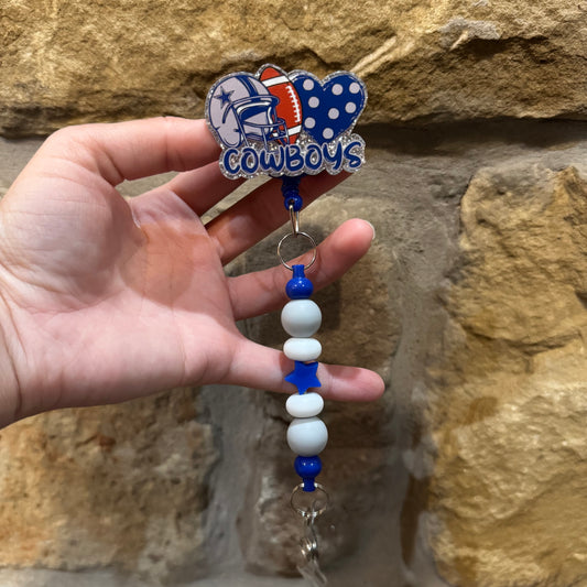 DC Beaded Badge Reel